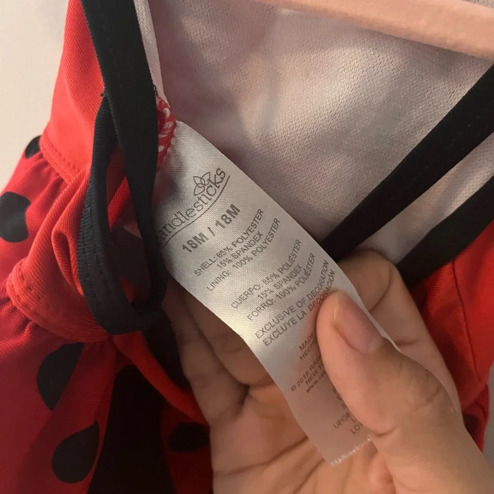 Adorable ladybug swimsuit